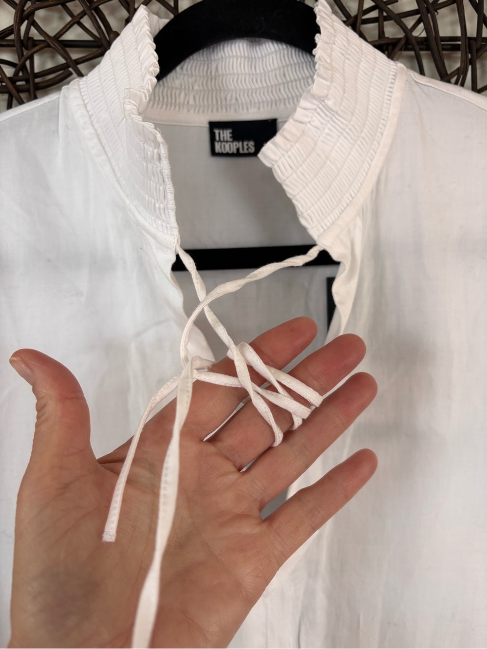THE KOOPLES White Broderie Anglaise Maxi Dress NWT French 3 MSRP $495 - Picture 11 of 17